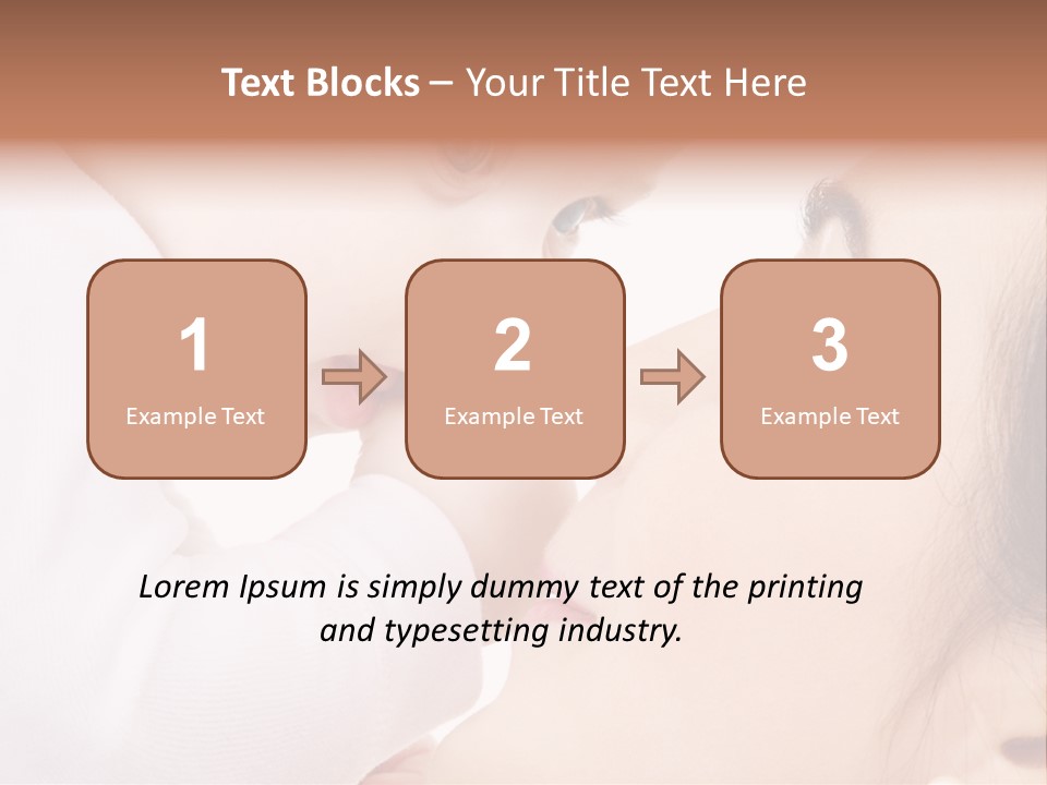 Son White Embrace PowerPoint Template