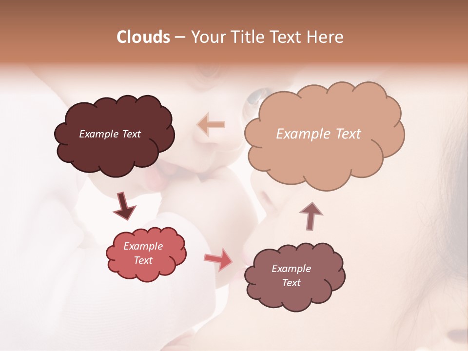 Son White Embrace PowerPoint Template