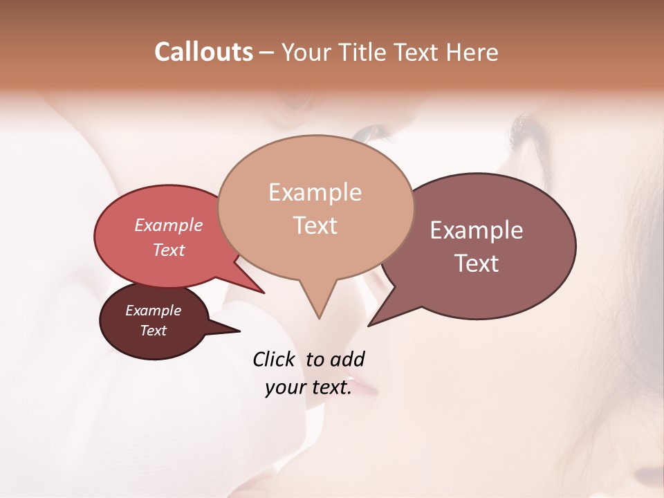 Son White Embrace PowerPoint Template