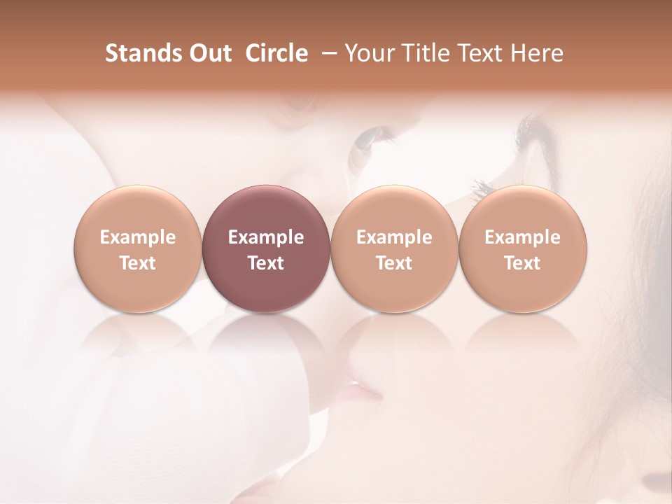 Son White Embrace PowerPoint Template