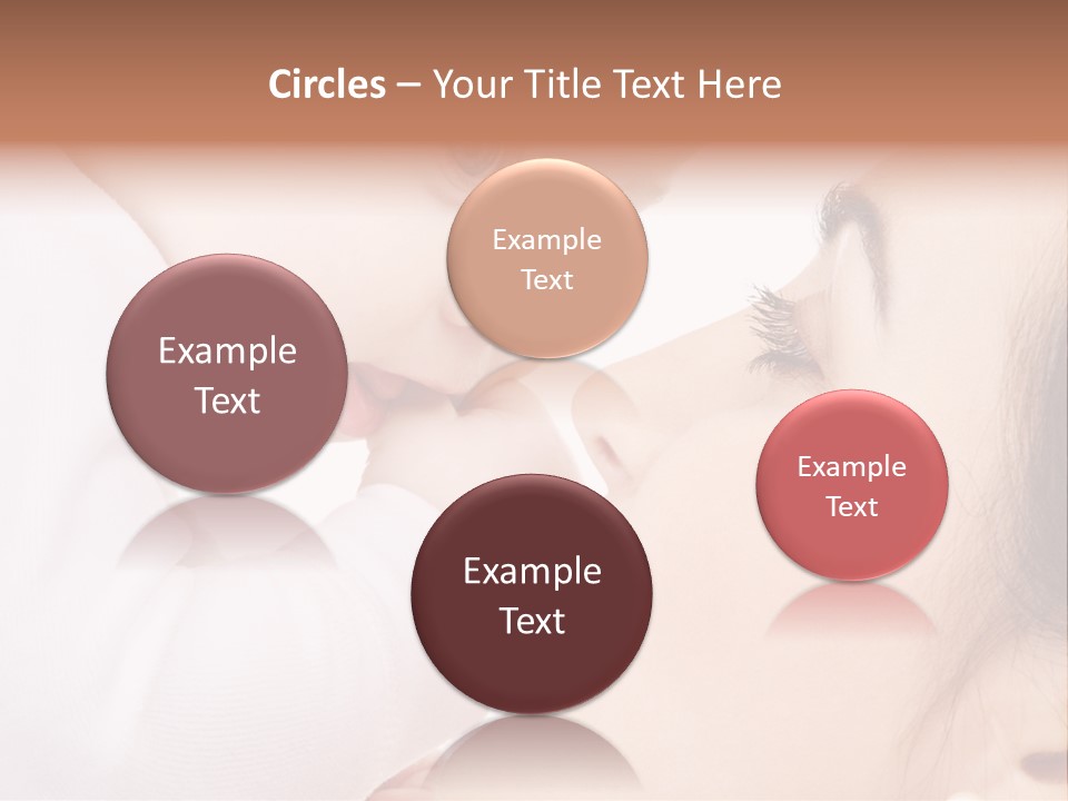 Son White Embrace PowerPoint Template