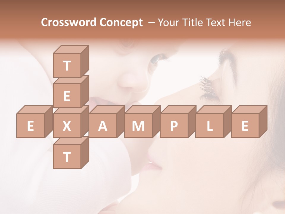 Son White Embrace PowerPoint Template