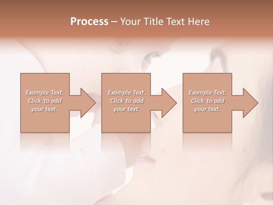 Son White Embrace PowerPoint Template