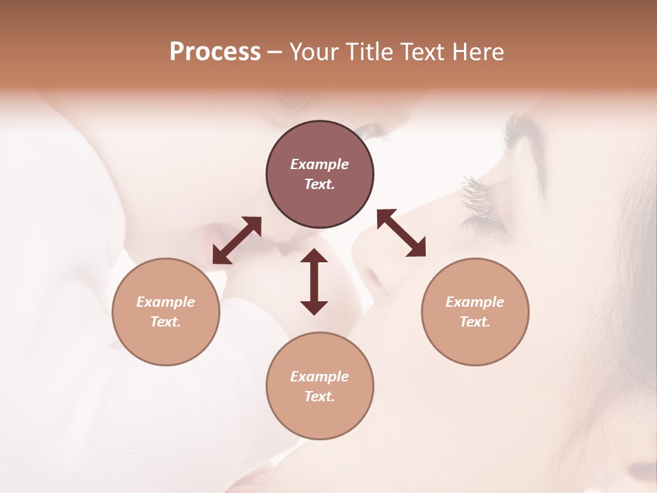 Son White Embrace PowerPoint Template