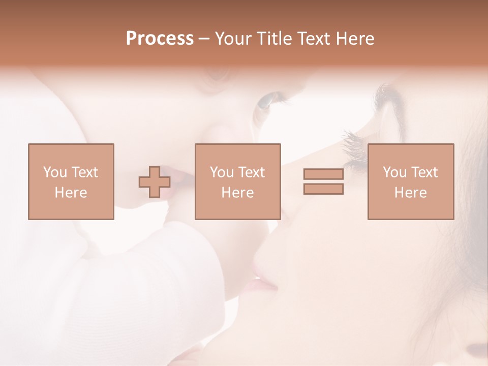 Son White Embrace PowerPoint Template