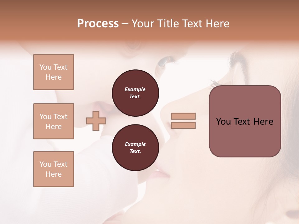 Son White Embrace PowerPoint Template