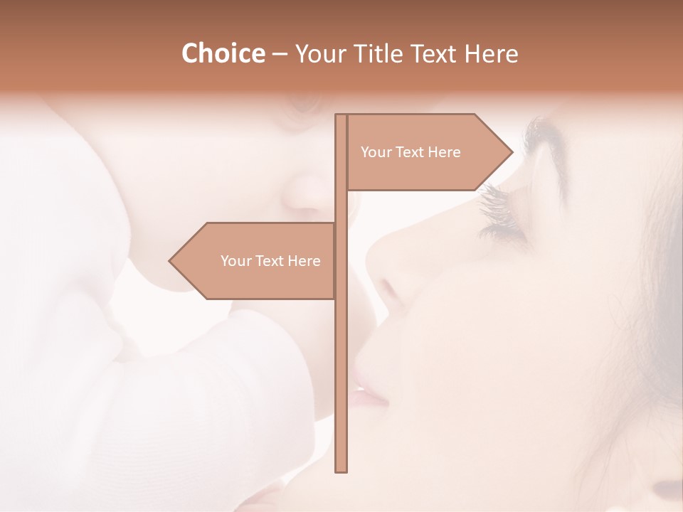 Son White Embrace PowerPoint Template