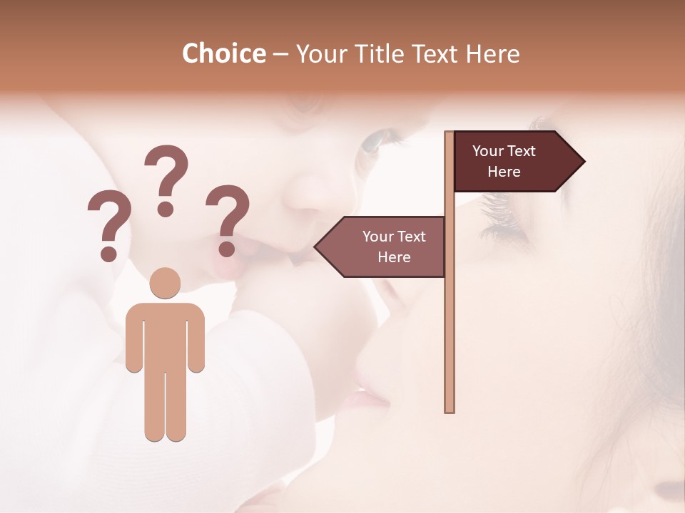 Son White Embrace PowerPoint Template