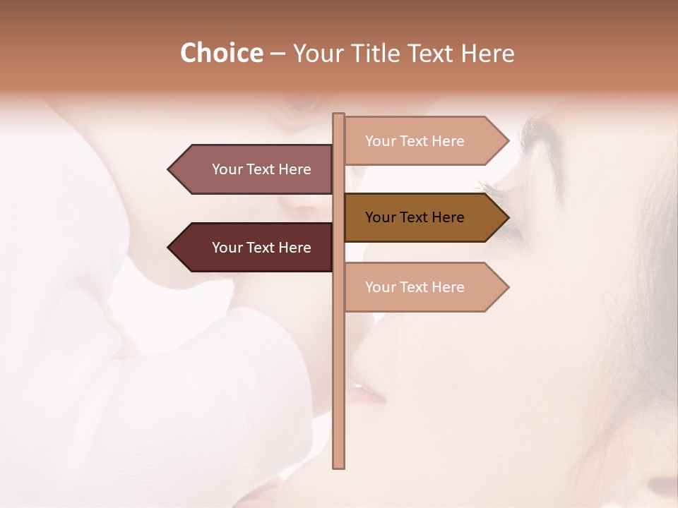 Son White Embrace PowerPoint Template