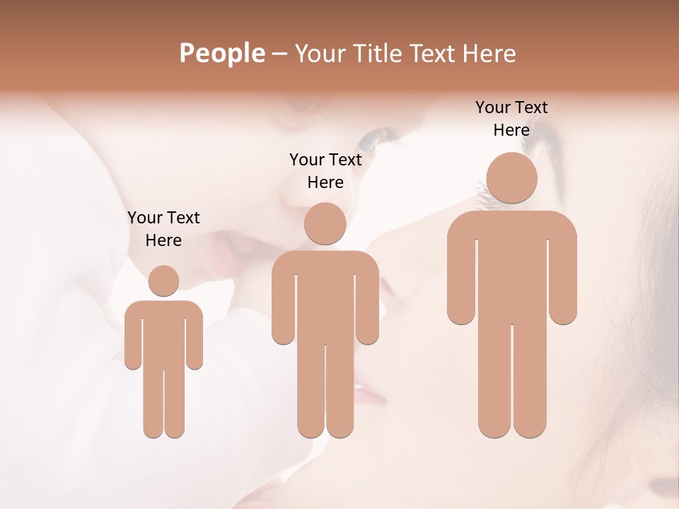 Son White Embrace PowerPoint Template