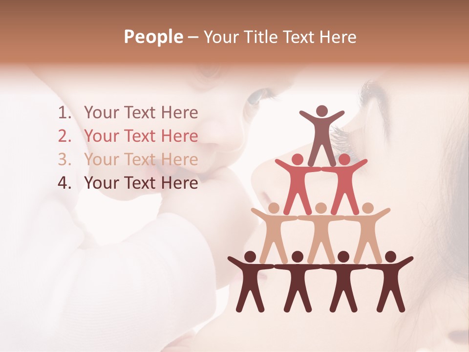 Son White Embrace PowerPoint Template