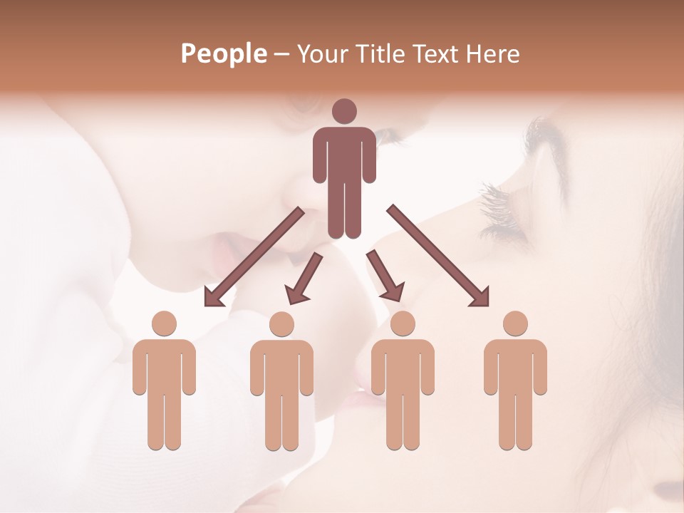 Son White Embrace PowerPoint Template