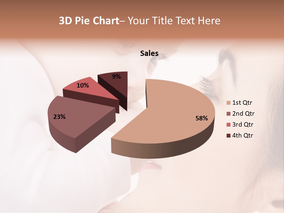 Son White Embrace PowerPoint Template