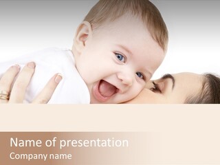Cheerful Smile Beautiful PowerPoint Template