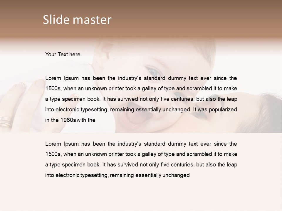 Cheerful Smile Beautiful PowerPoint Template