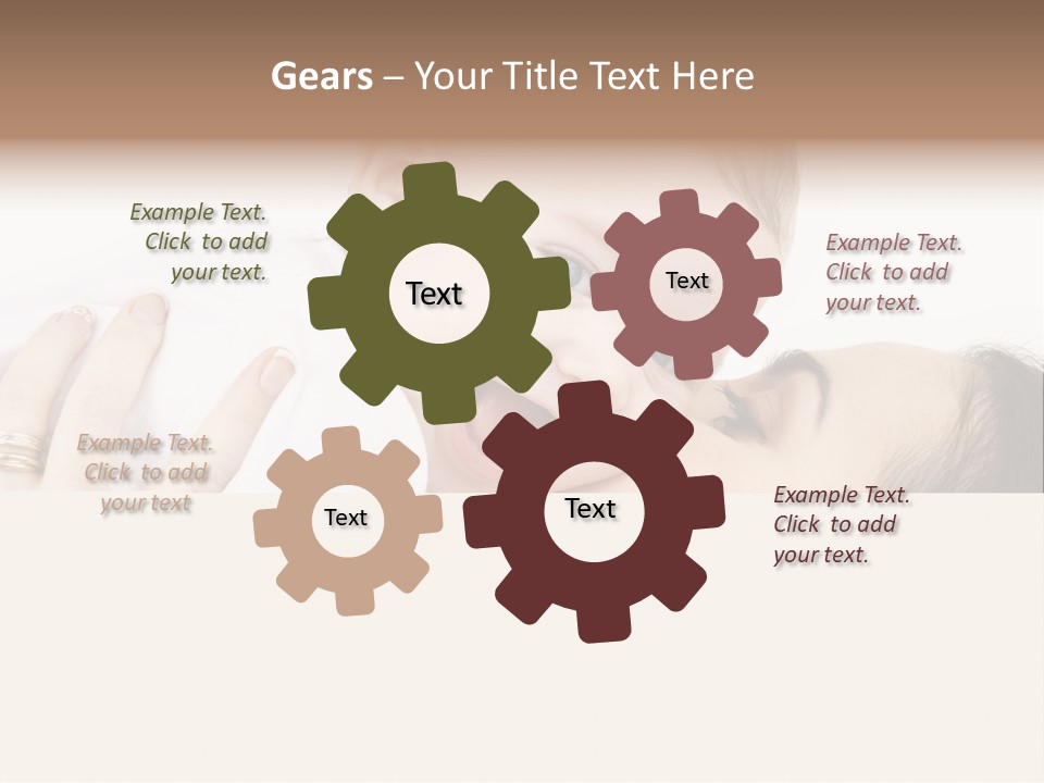 Cheerful Smile Beautiful PowerPoint Template