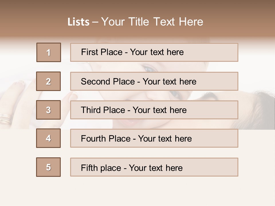 Cheerful Smile Beautiful PowerPoint Template