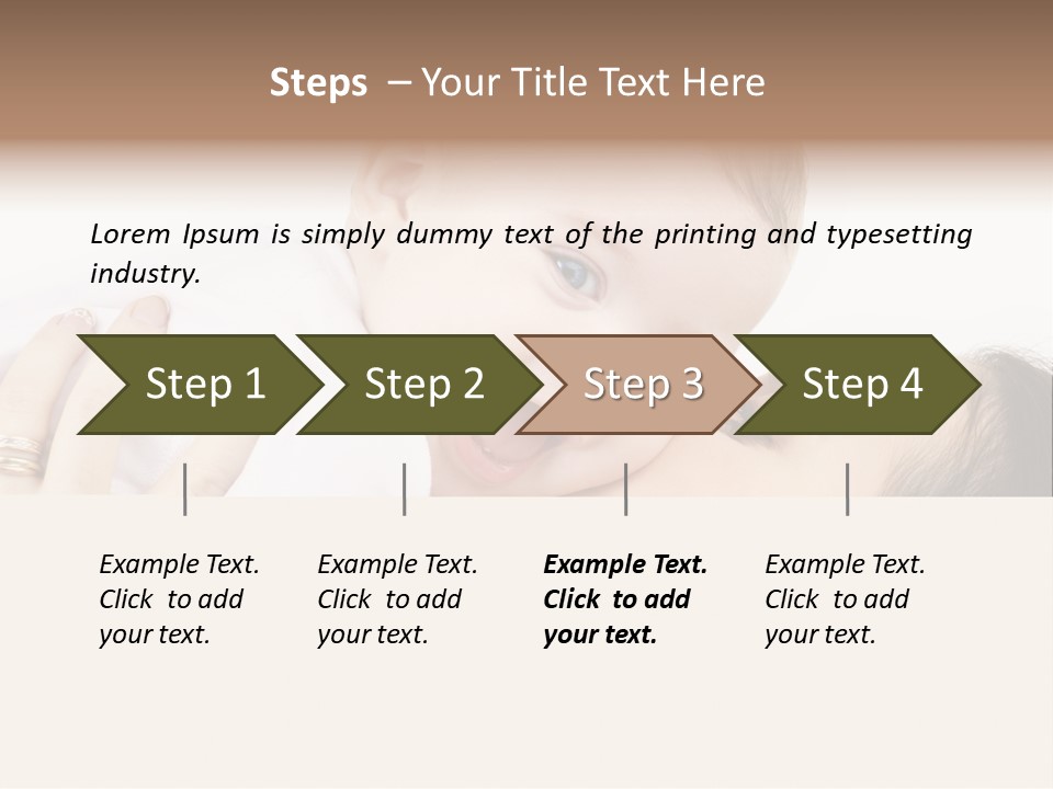 Cheerful Smile Beautiful PowerPoint Template