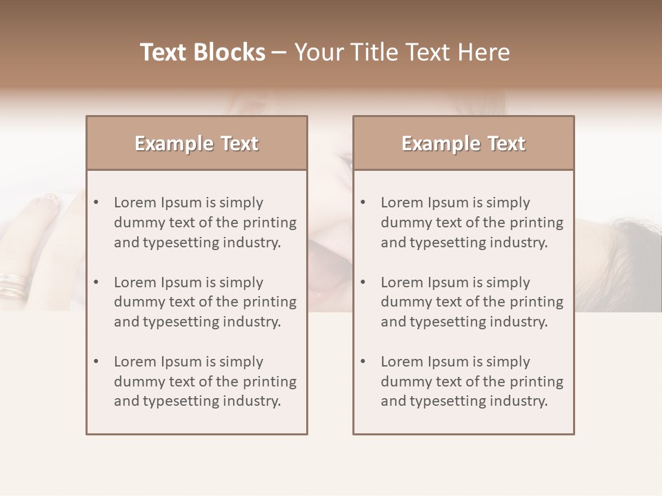 Cheerful Smile Beautiful PowerPoint Template