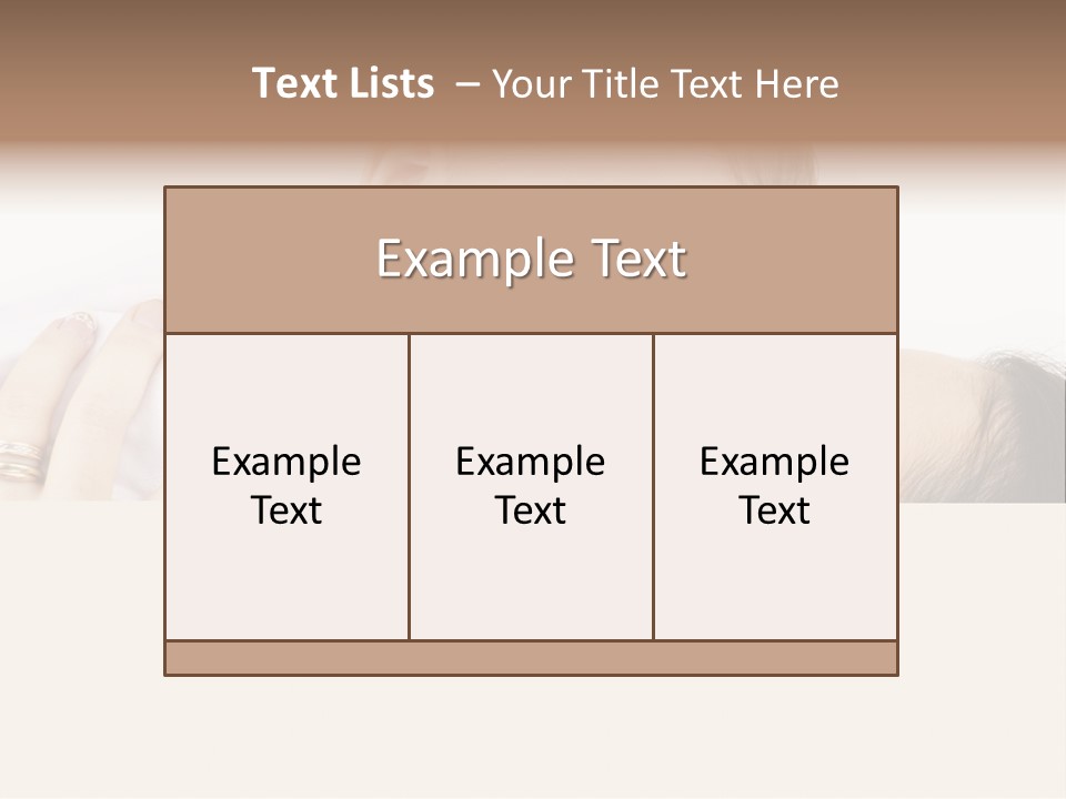 Cheerful Smile Beautiful PowerPoint Template