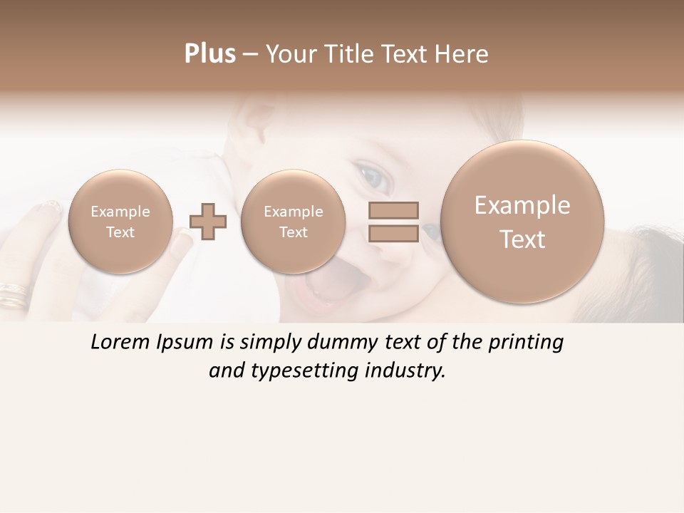 Cheerful Smile Beautiful PowerPoint Template
