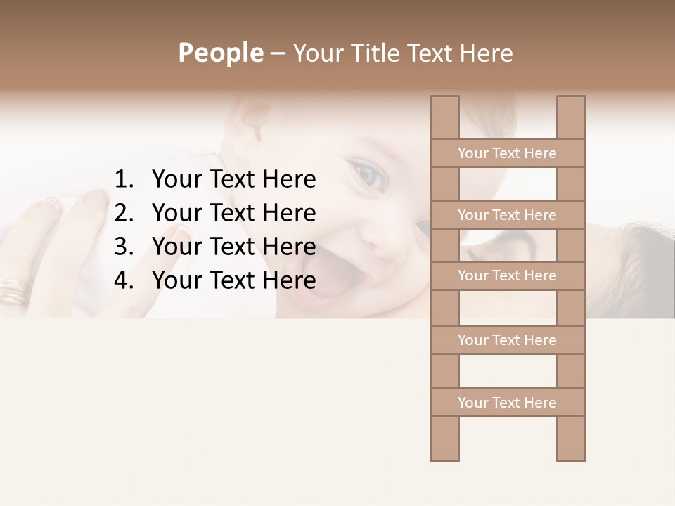 Cheerful Smile Beautiful PowerPoint Template