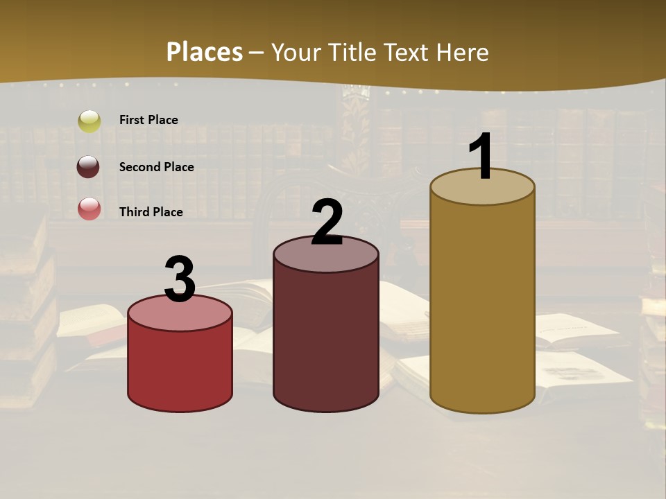 Texture Training Wooden PowerPoint Template