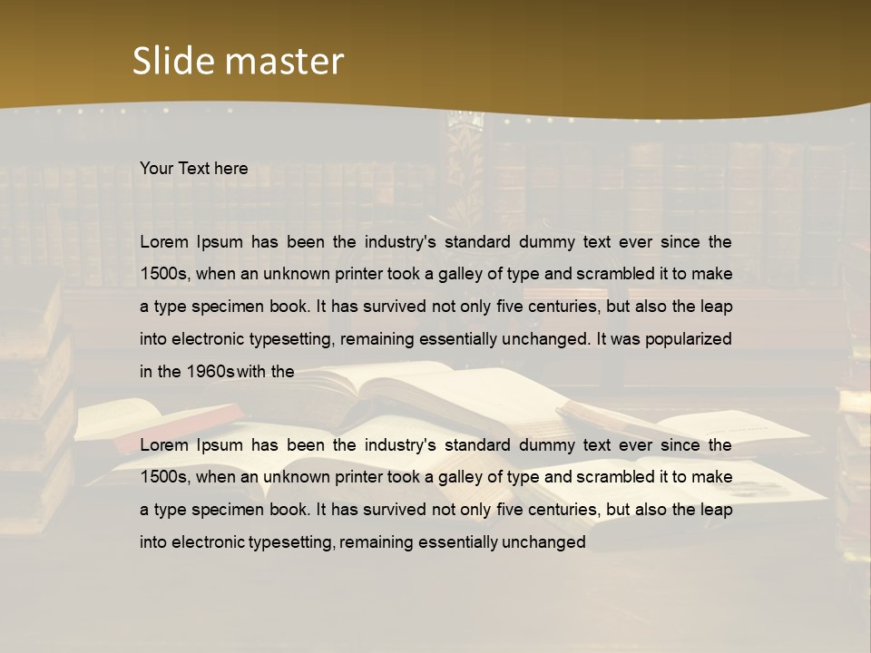 Texture Training Wooden PowerPoint Template