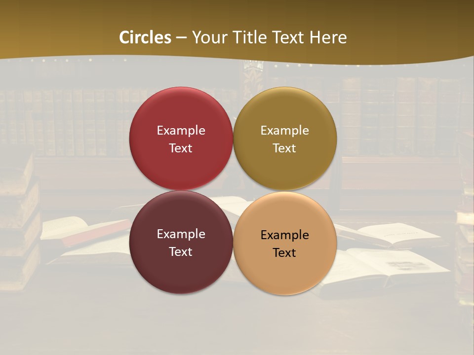 Texture Training Wooden PowerPoint Template