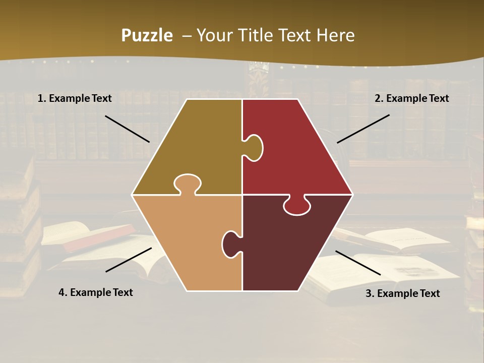 Texture Training Wooden PowerPoint Template