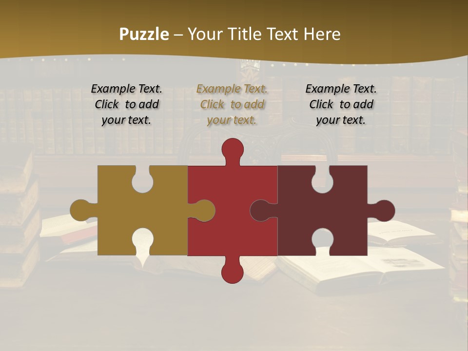 Texture Training Wooden PowerPoint Template