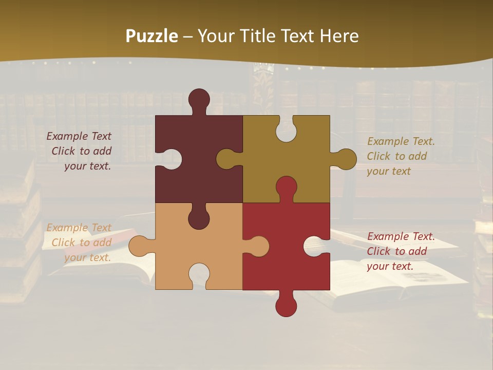 Texture Training Wooden PowerPoint Template