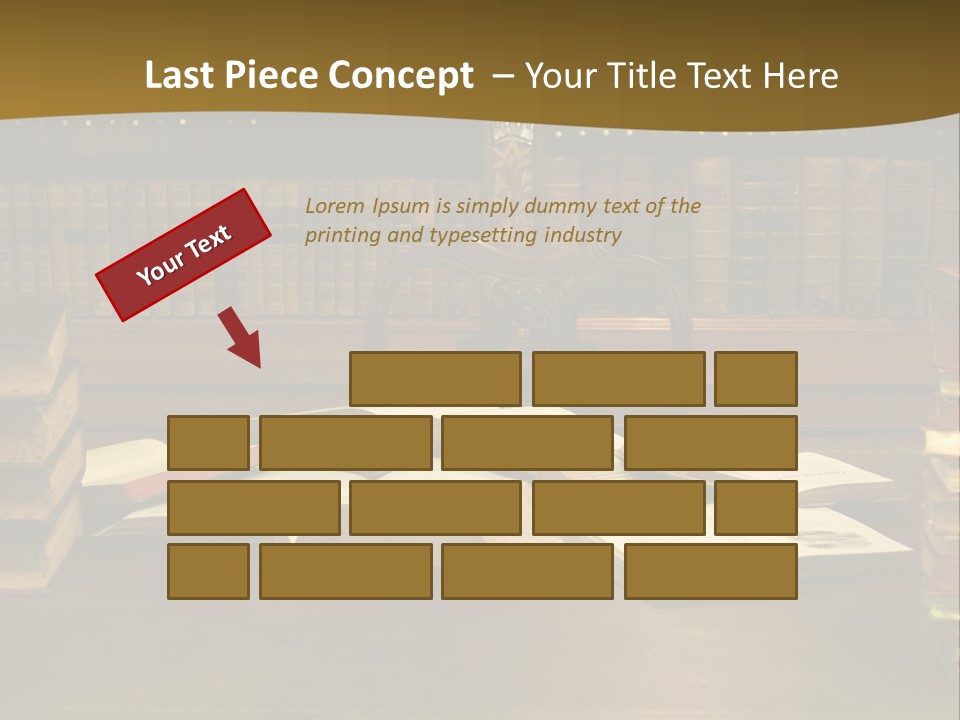 Texture Training Wooden PowerPoint Template