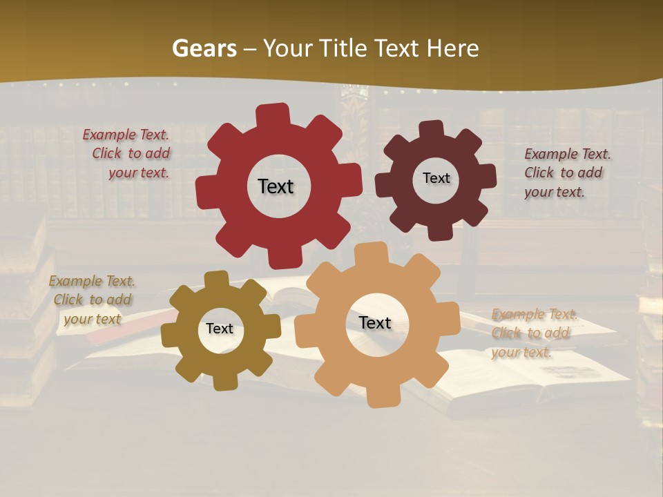 Texture Training Wooden PowerPoint Template