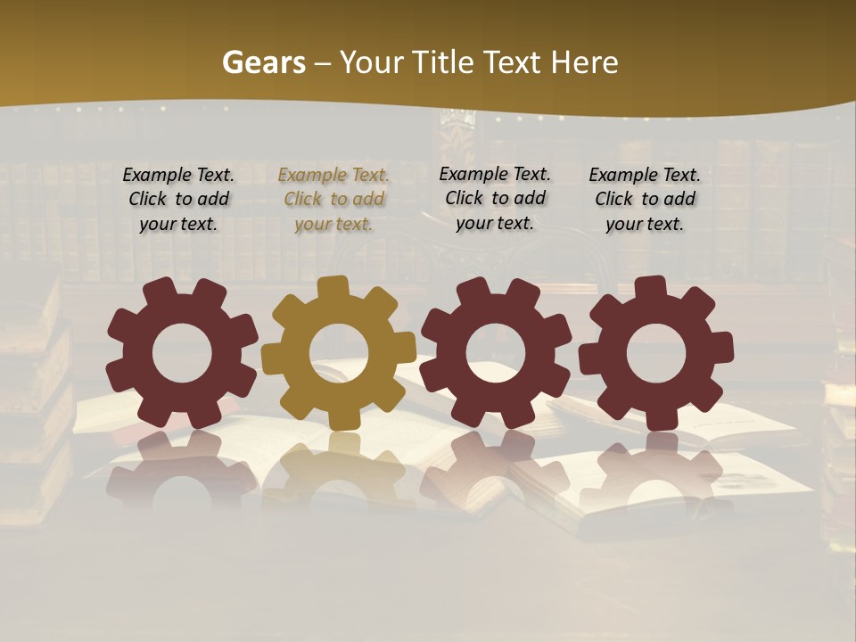 Texture Training Wooden PowerPoint Template