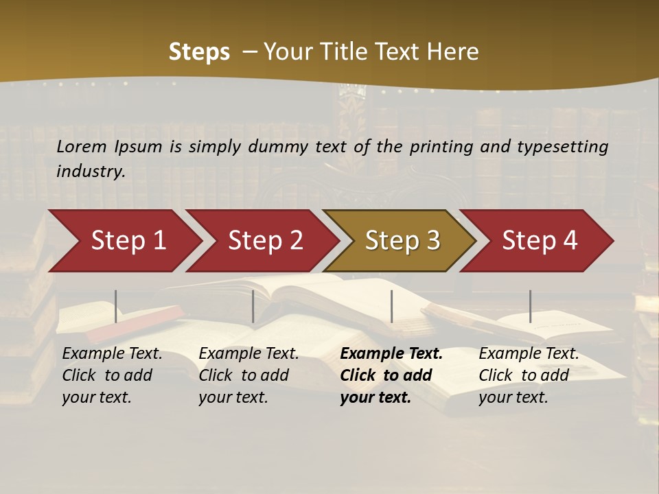 Texture Training Wooden PowerPoint Template