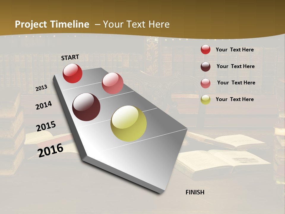 Texture Training Wooden PowerPoint Template