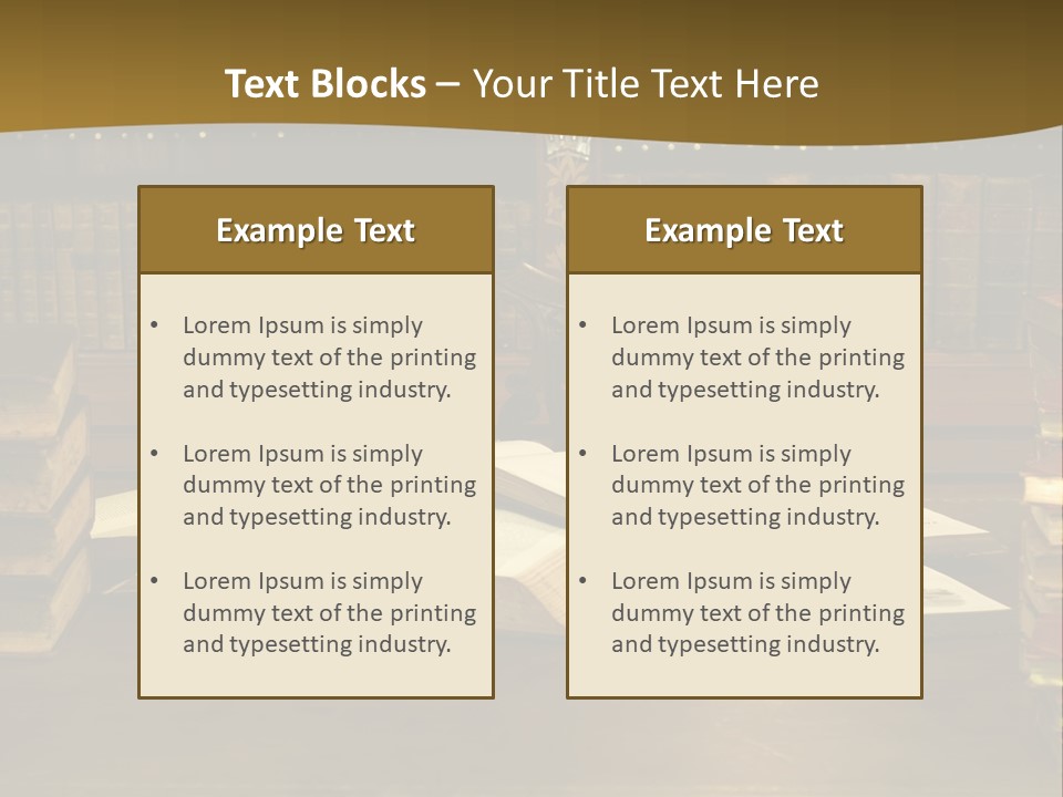 Texture Training Wooden PowerPoint Template