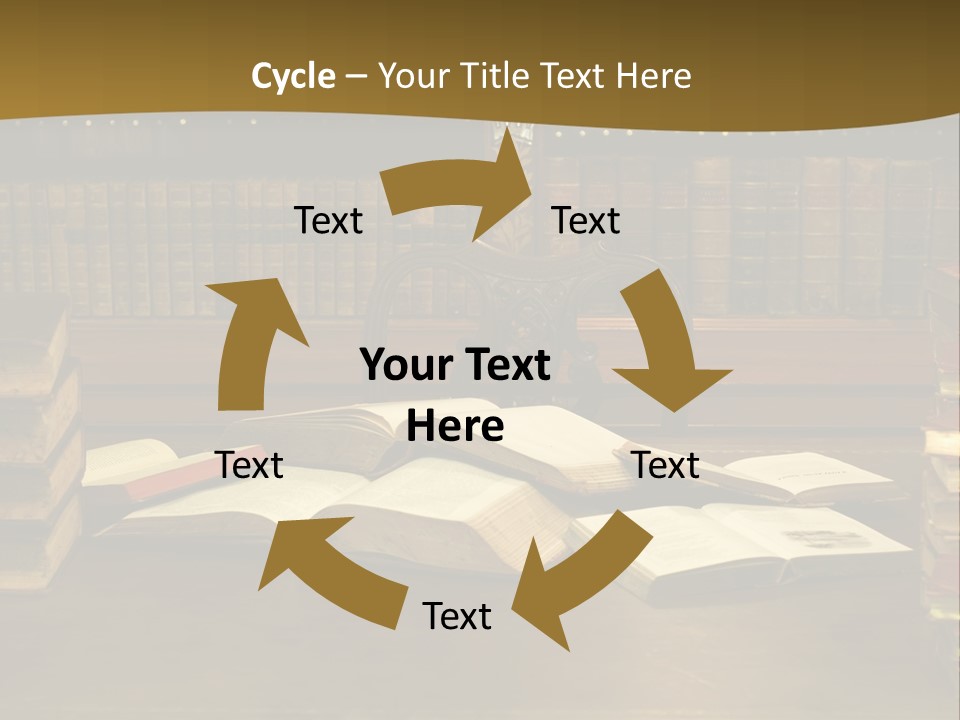 Texture Training Wooden PowerPoint Template