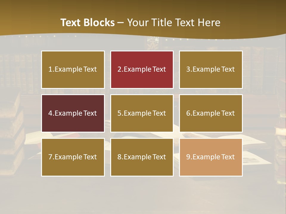 Texture Training Wooden PowerPoint Template