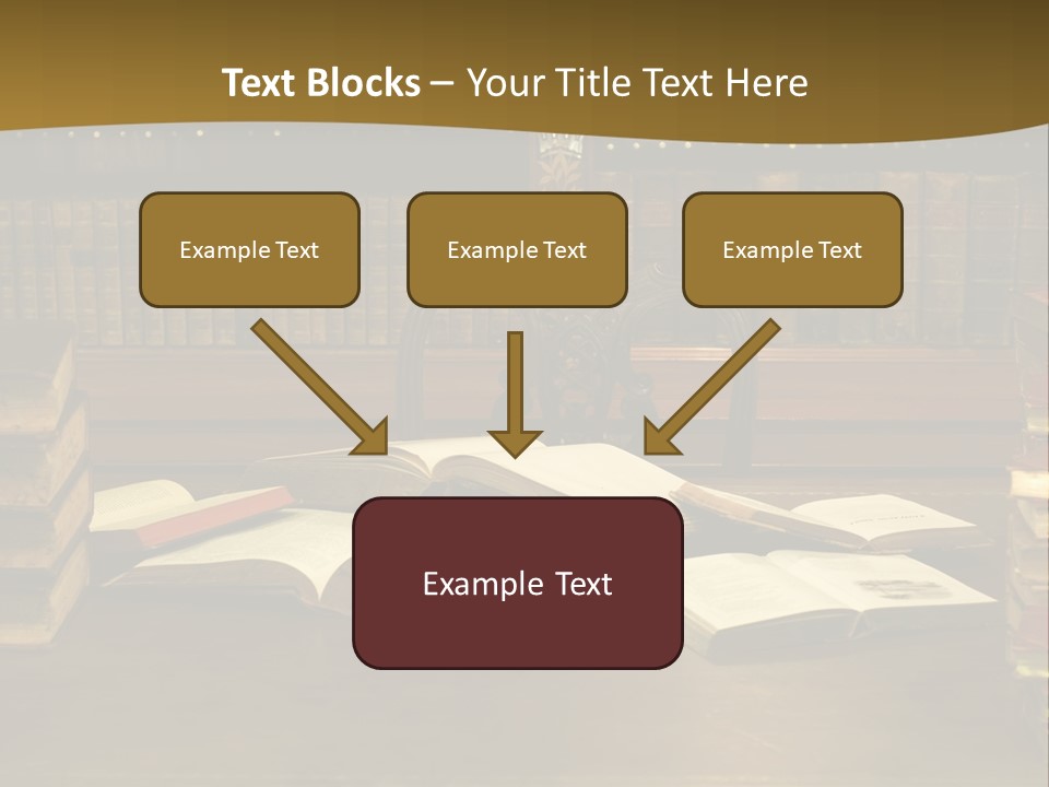 Texture Training Wooden PowerPoint Template