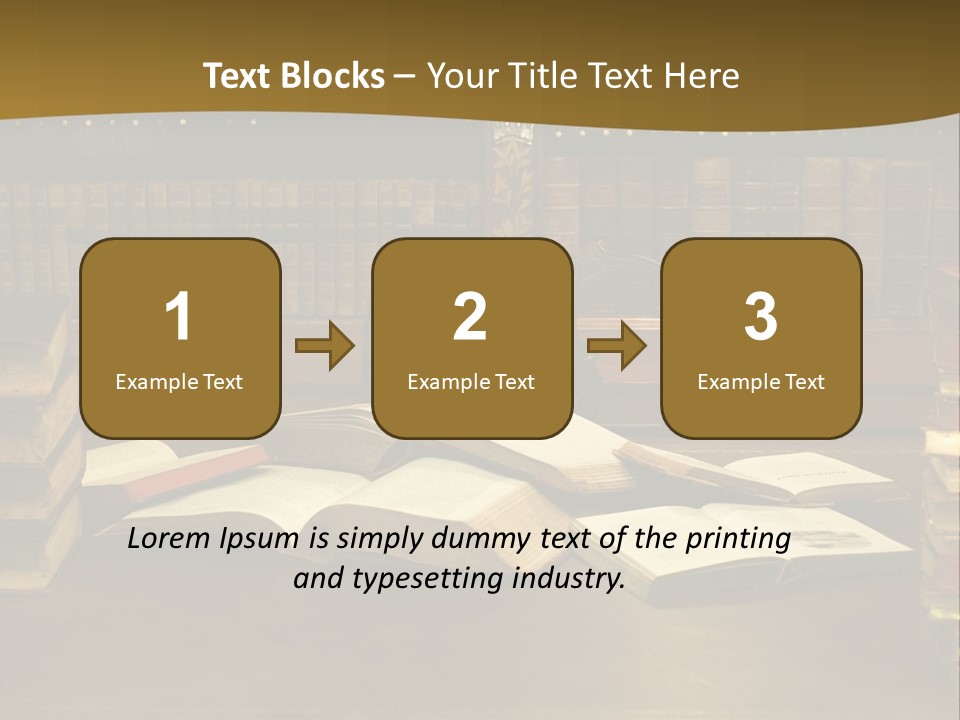 Texture Training Wooden PowerPoint Template