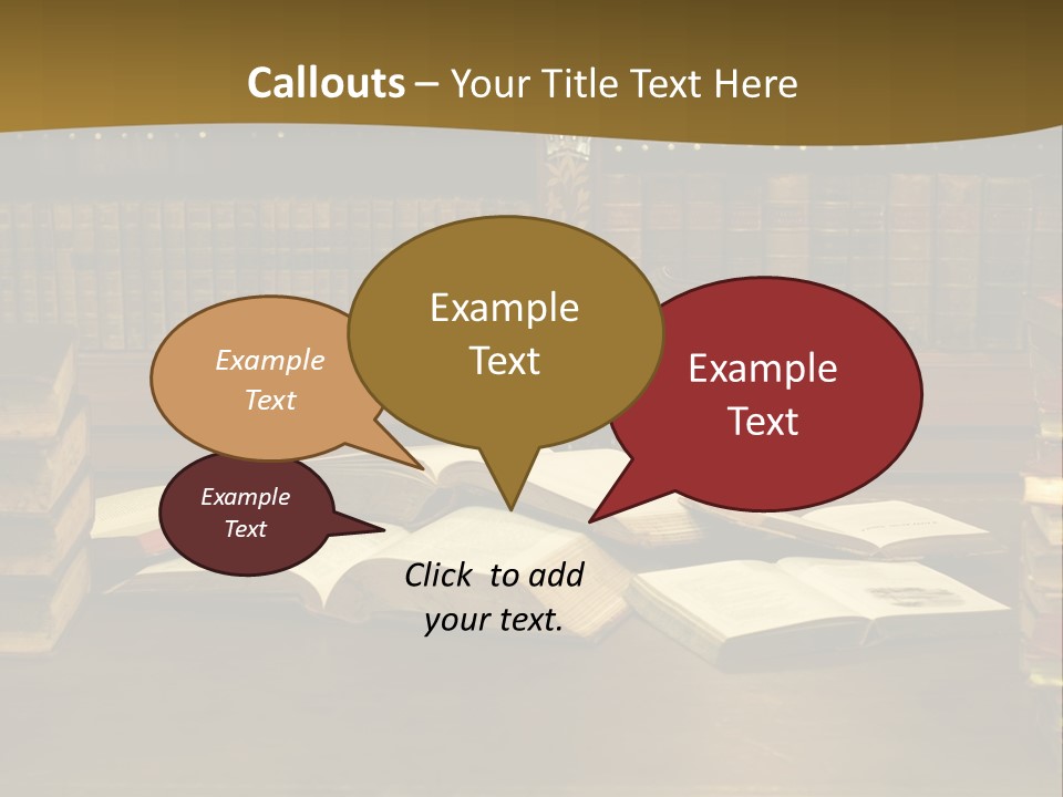 Texture Training Wooden PowerPoint Template