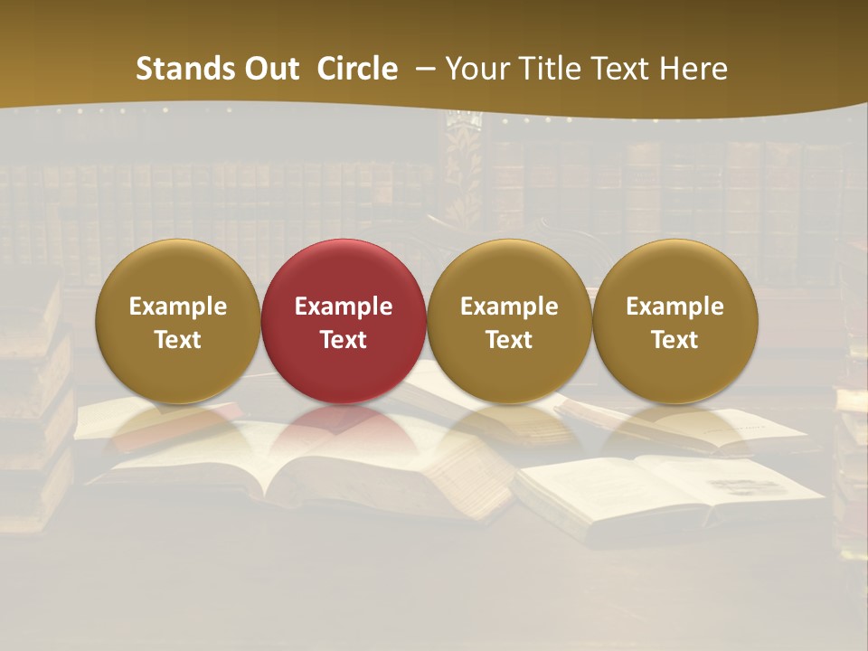 Texture Training Wooden PowerPoint Template