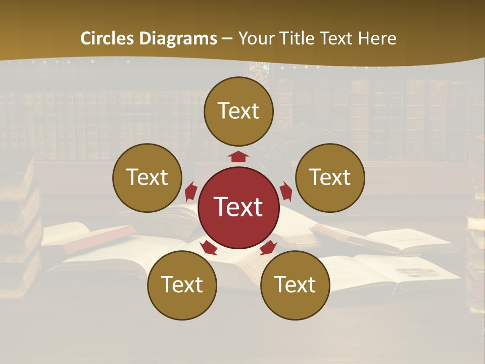 Texture Training Wooden PowerPoint Template