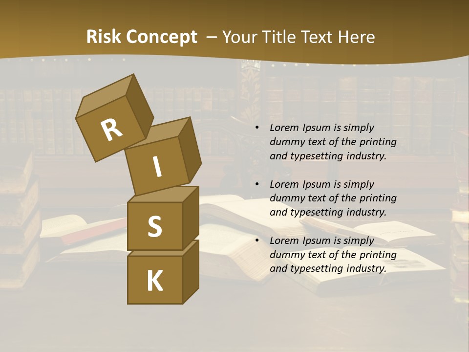 Texture Training Wooden PowerPoint Template