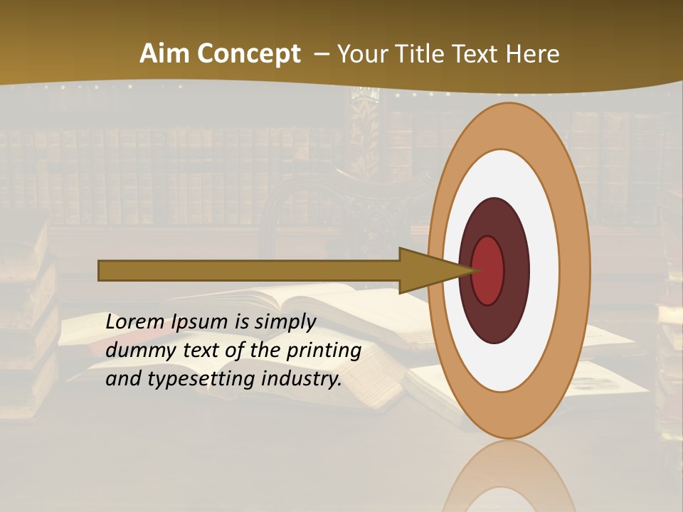 Texture Training Wooden PowerPoint Template