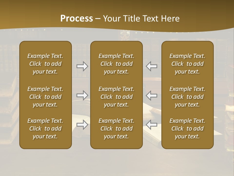 Texture Training Wooden PowerPoint Template