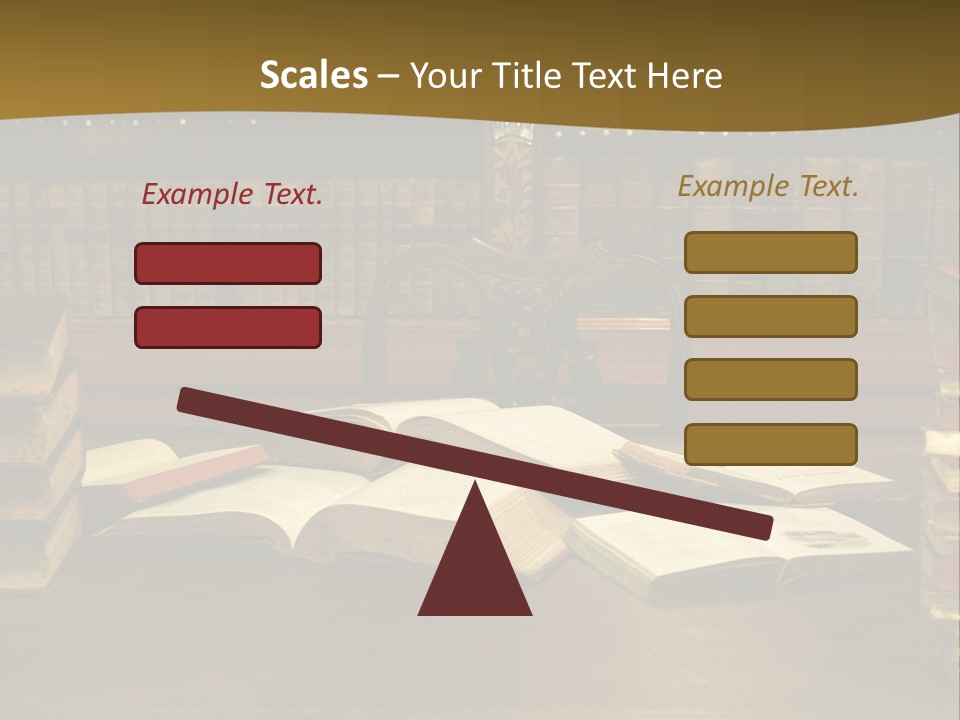 Texture Training Wooden PowerPoint Template