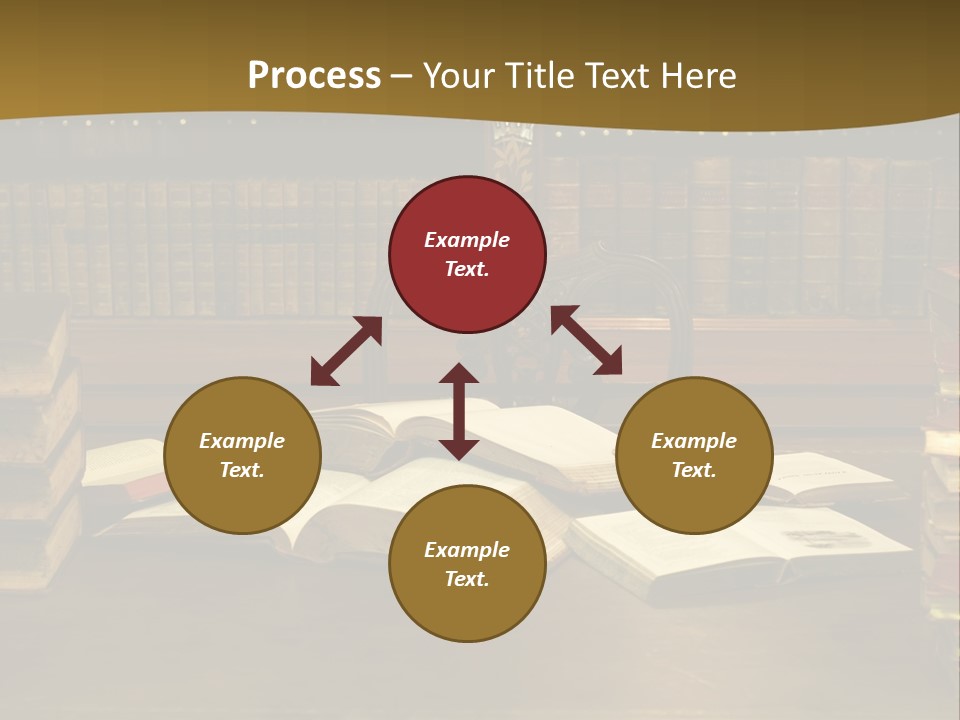 Texture Training Wooden PowerPoint Template